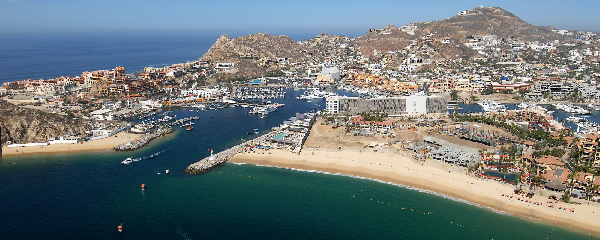 Beach and city in Cabo San Lucas